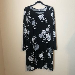 Floral knit dress